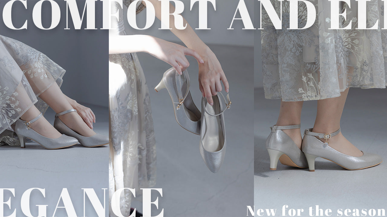 新作パンプス2型登場|履きやすさも、きれい見えも。