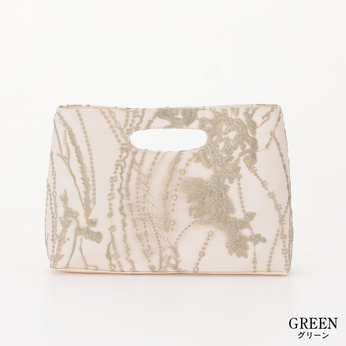 刺繍レースハンドバッグ 101056