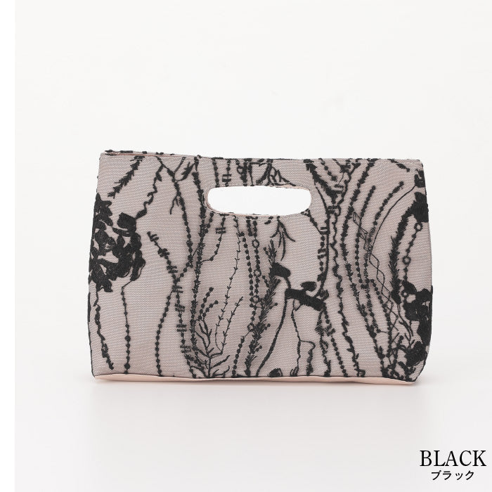刺繍レースハンドバッグ 101056