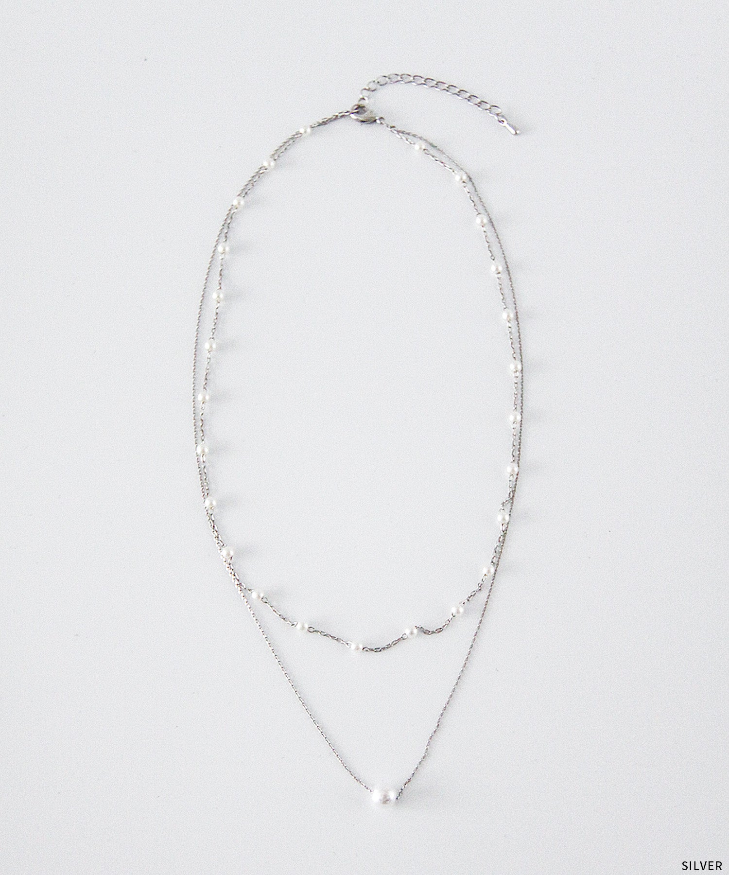 2連パールネックレス 10195