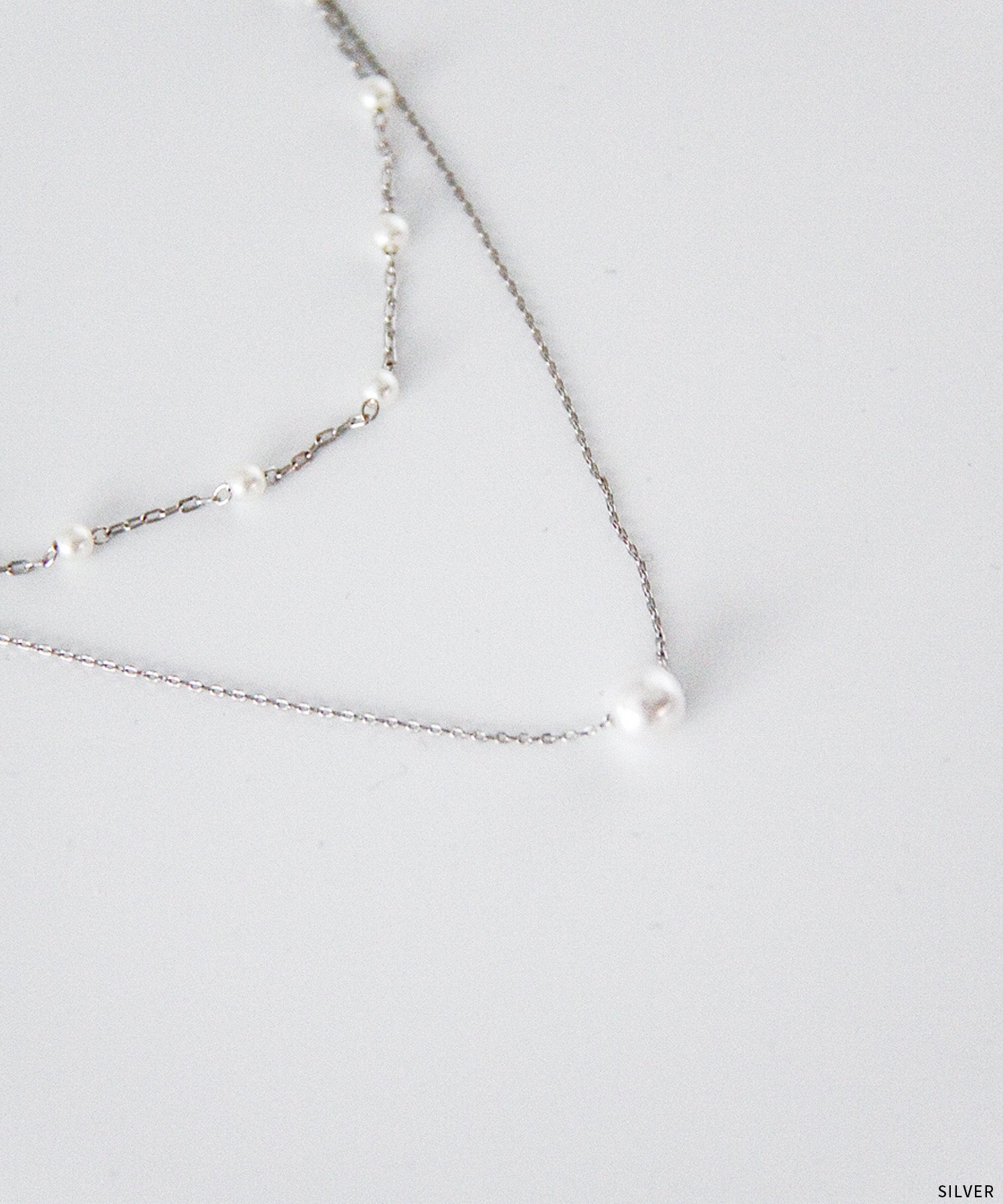 2連パールネックレス 10195