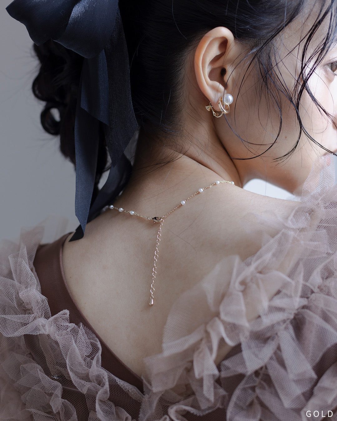 2連パールネックレス 10195