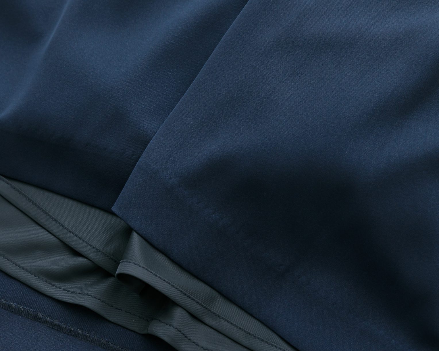 バックリボンピンタックドレス 105025ダスティブルー