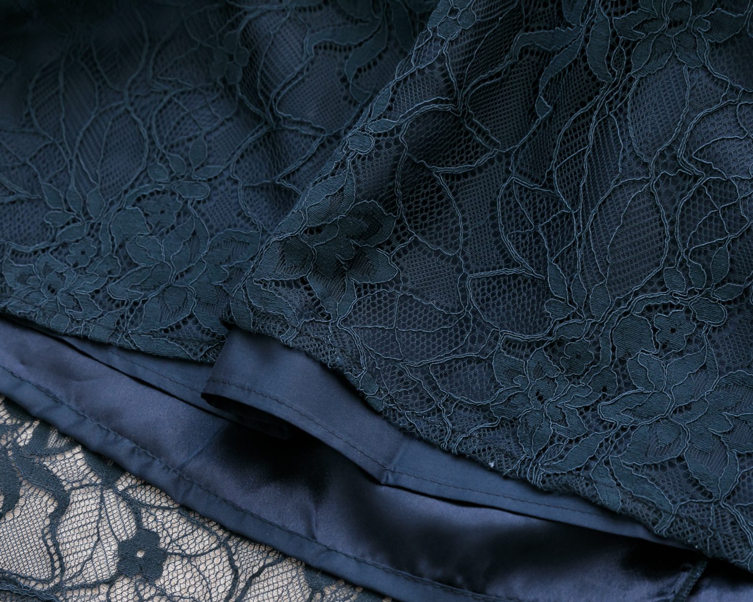 【S~4L】バックリボンシャーリングレース2WAYドレス 105029パープル