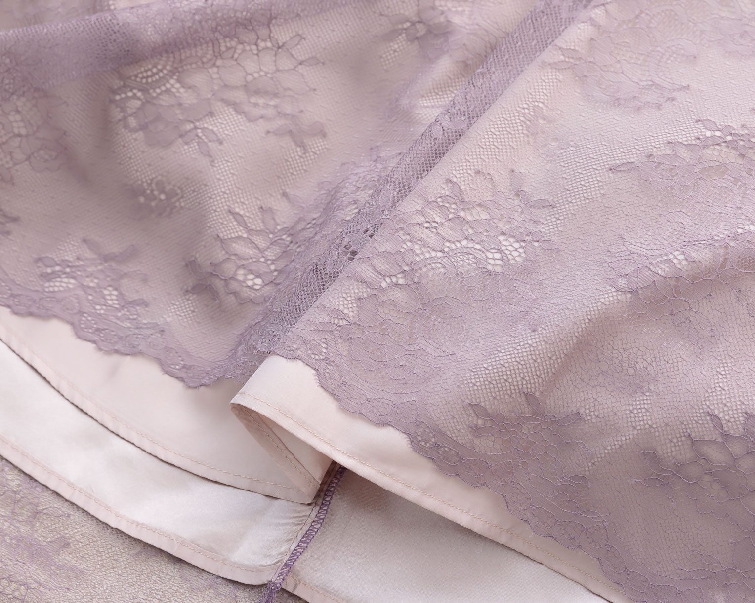 【S~4L】襟付き総レース2WAYドレス 105030ブラウン