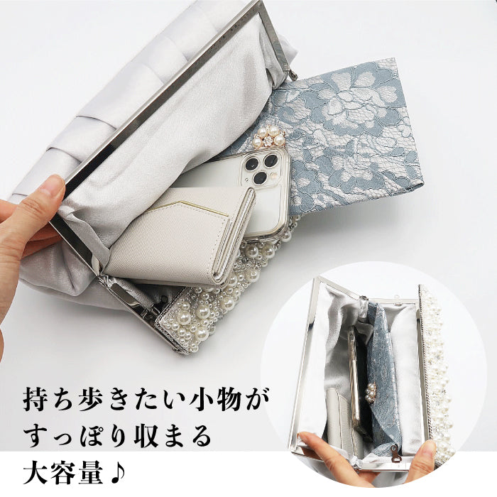 結婚式 BAG バッグ おしゃれ 人気 ふくさ ハンドバッグ サブバッグ かわいい トレンド クラッチバッグ レース 二次会