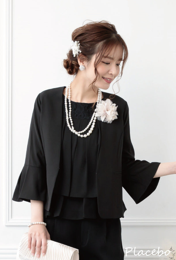 おしゃれ 人気 かわいい 結婚式 ジャケット ボレロ ショール ドレス お呼ばれ 二次会 謝恩会 お見合い 伸縮性 動きやすい ショールカラー ボレロ 二次会 お見合い 通勤コーデ セレモニー ママ 母 式