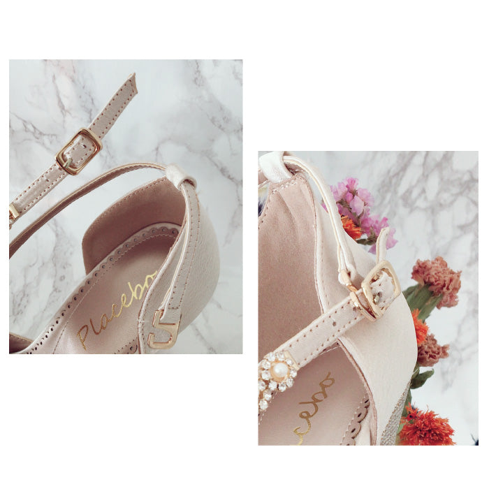 【アウトレット】クロスストラップパンプス 43011