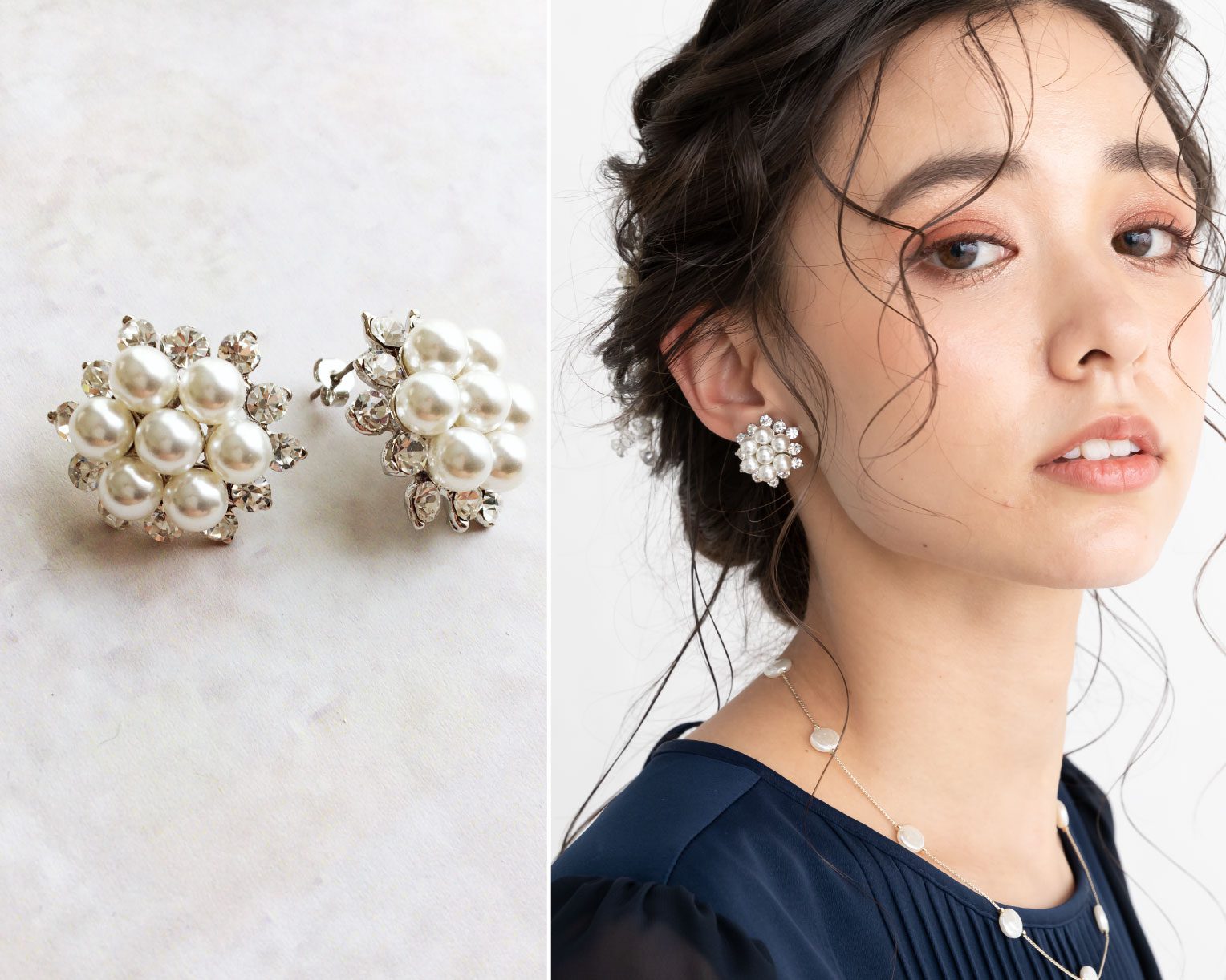 結婚式 おしゃれ ピアス イヤリング 人気 トレンド 韓国 ビジュー パール 二次会 インスタグラマー ゴールド アクセサリー