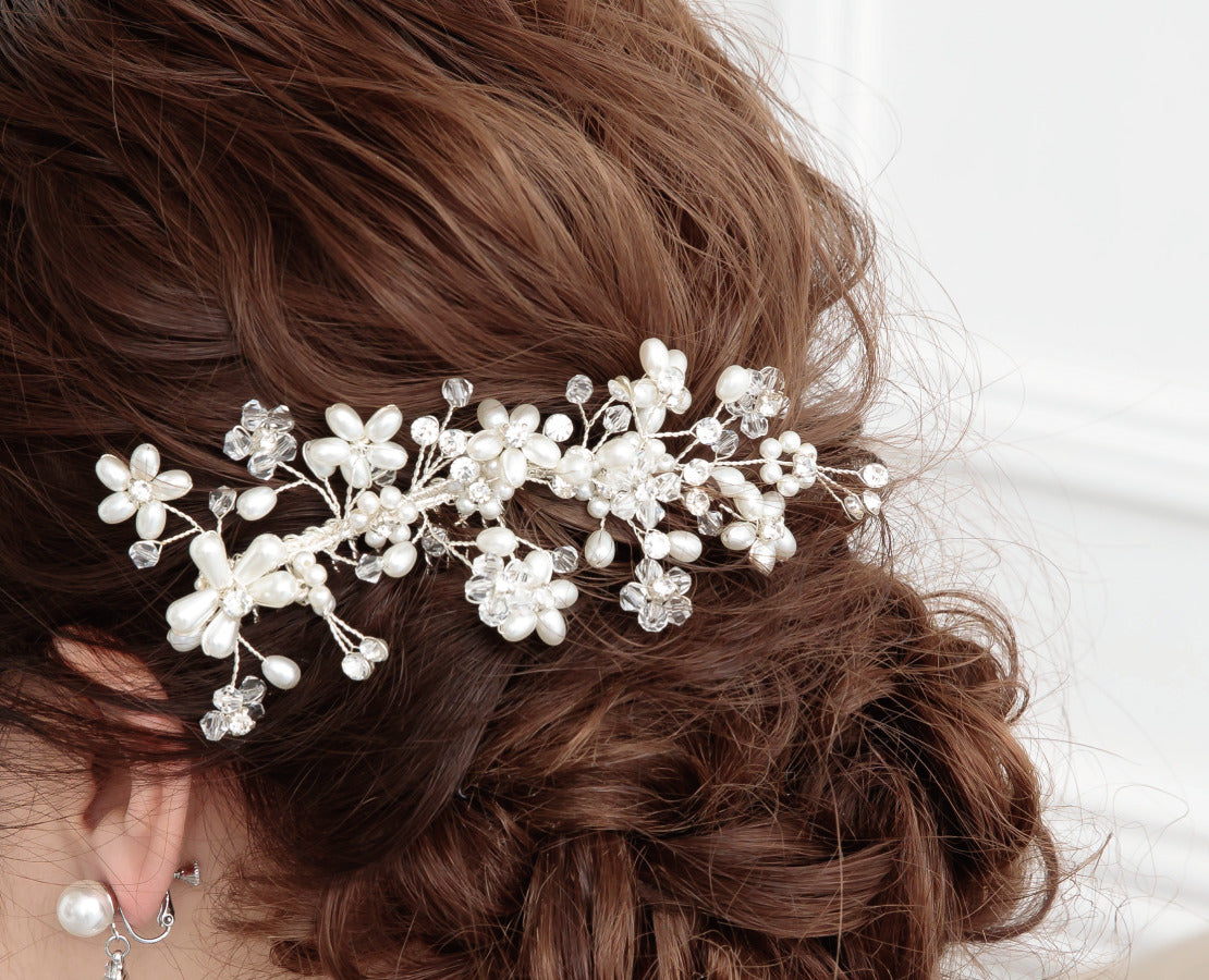 結婚式 ヘアアクセサリー バレッタ かわいい ヘアピン おしゃれ 人気 韓国 ランキング ゴールド 二次会 謝恩会 パーティー ヘアアクセ ヘッドドレス