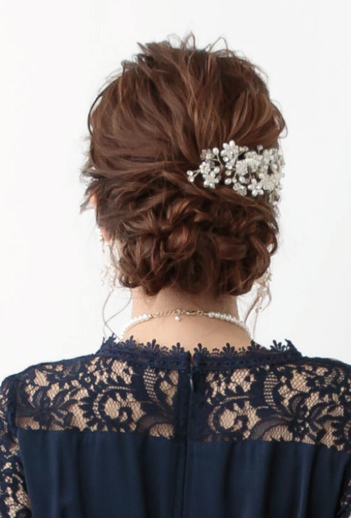 結婚式 ヘアアクセサリー バレッタ かわいい ヘアピン おしゃれ 人気 韓国 ランキング ゴールド 二次会 謝恩会 パーティー ヘアアクセ ヘッドドレス