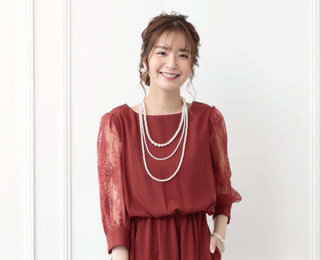 おしゃれ ネックレス かわいい 結婚式 人気 トレンド 二次会 華奢 ゴールド 韓国 インスタグラマー 最新 パール