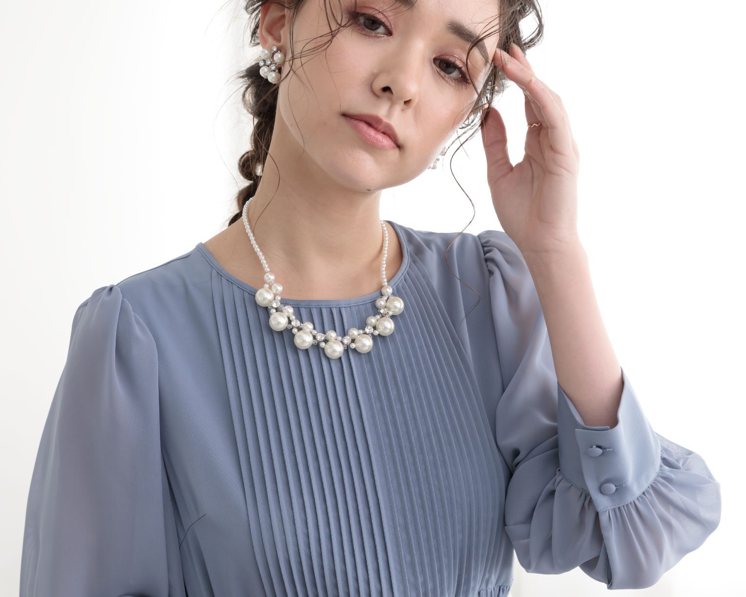 おしゃれ ネックレス かわいい 結婚式 人気 トレンド 二次会 華奢 ゴールド 韓国 インスタグラマー 最新 パール