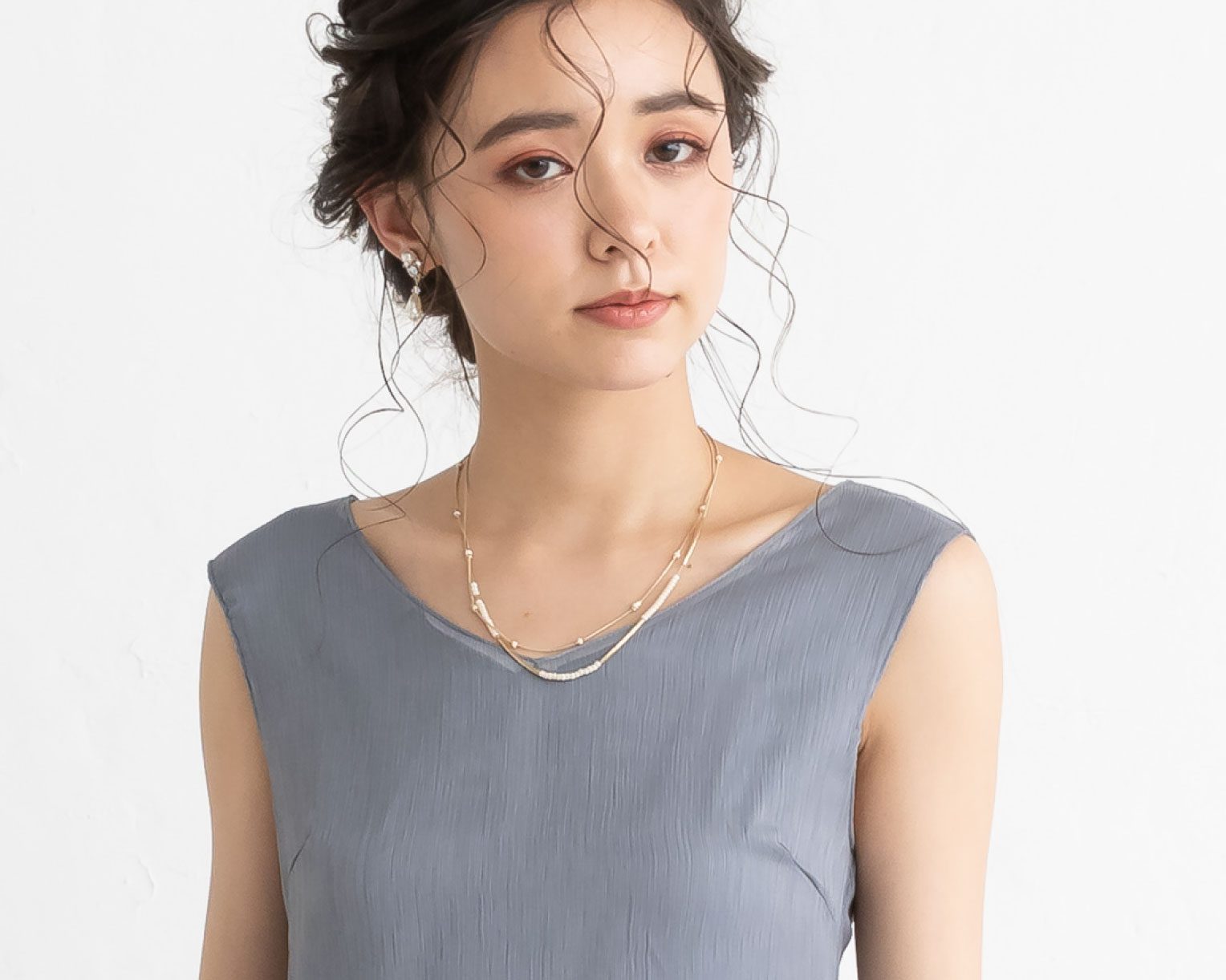 おしゃれ ネックレス かわいい 結婚式 人気 トレンド 二次会 華奢 ゴールド 韓国 インスタグラマー 最新 パール