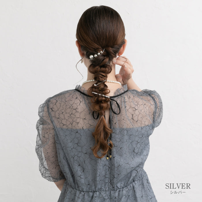 結婚式 ヘアアクセサリー バレッタ かわいい ヘアピン おしゃれ 人気 韓国 ランキング ゴールド 二次会 謝恩会 パーティー ヘアアクセ ヘッドドレス