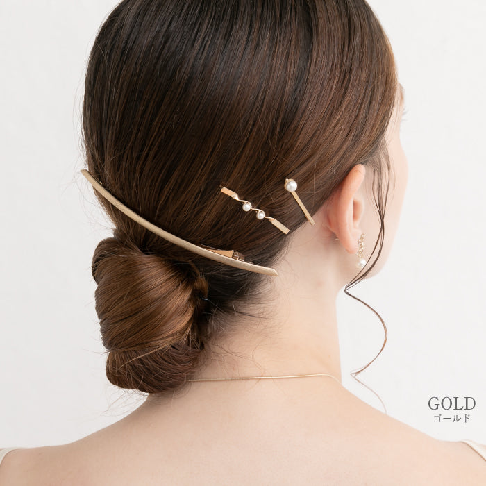 結婚式 ヘアアクセサリー バレッタ かわいい ヘアピン おしゃれ 人気 韓国 ランキング ゴールド 二次会 謝恩会 パーティー ヘアアクセ ヘッドドレス