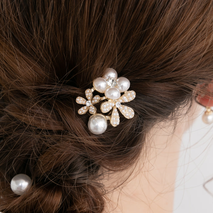 結婚式 ヘアアクセサリー ヘアピン おしゃれ 人気 韓国 ランキング ゴールド 二次会 謝恩会 パーティー ヘアアクセ
