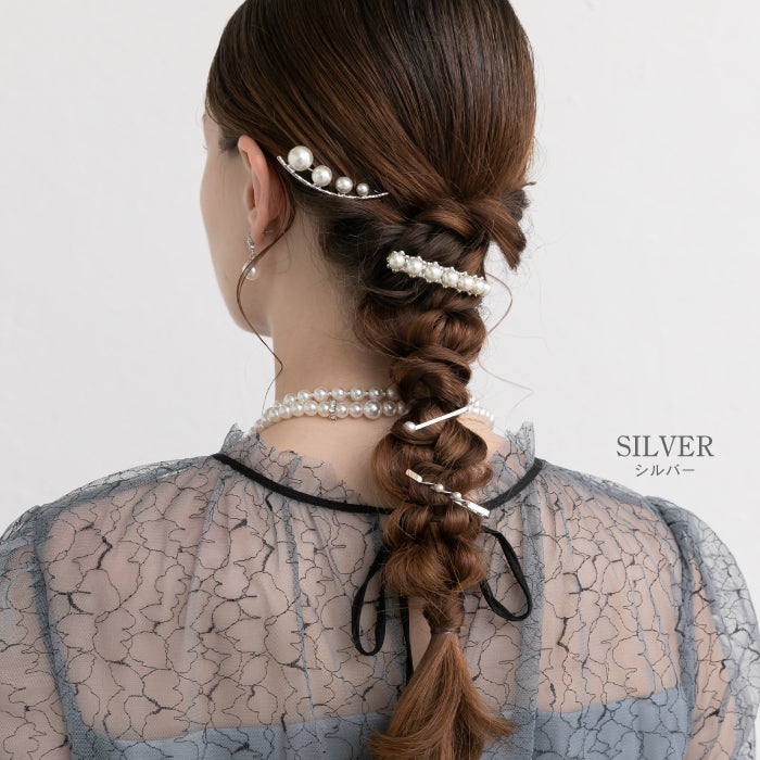 結婚式 ヘアアクセサリー バレッタ かわいい ヘアピン おしゃれ 人気 韓国 ランキング ゴールド 二次会 謝恩会 パーティー ヘアアクセ ヘッドドレス