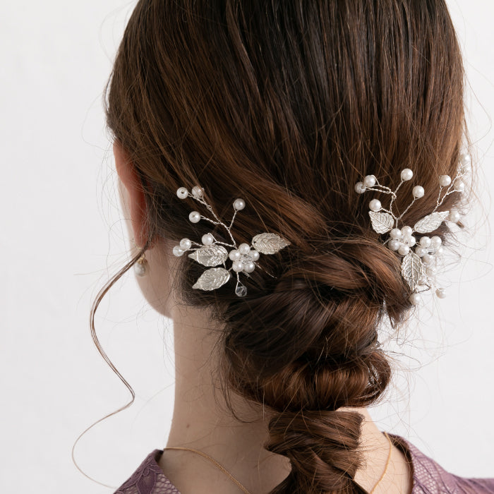 結婚式 ヘアアクセサリー バレッタ かわいい ヘアピン おしゃれ 人気 韓国 ランキング ゴールド 二次会 謝恩会 パーティー ヘアアクセ ヘッドドレス