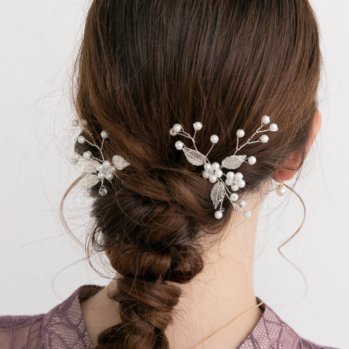 結婚式 ヘアアクセサリー バレッタ かわいい ヘアピン おしゃれ 人気 韓国 ランキング ゴールド 二次会 謝恩会 パーティー ヘアアクセ ヘッドドレス