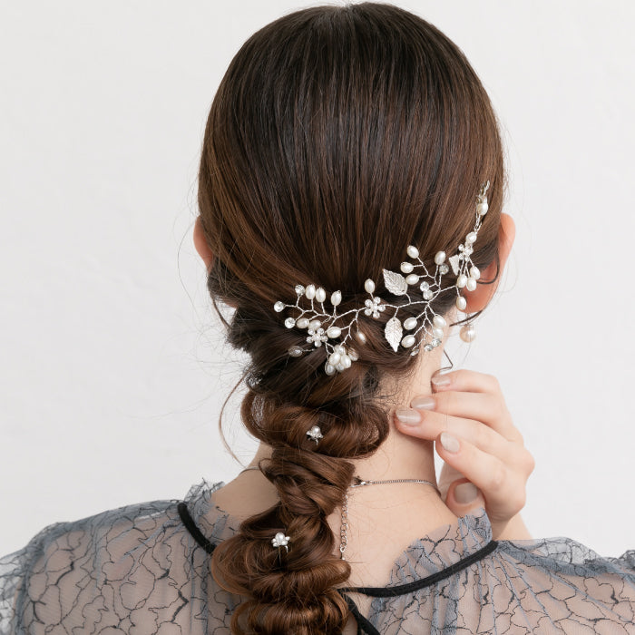 結婚式 ヘアアクセサリー バレッタ かわいい ヘアピン おしゃれ 人気 韓国 ランキング ゴールド 二次会 謝恩会 パーティー ヘアアクセ ヘッドドレス