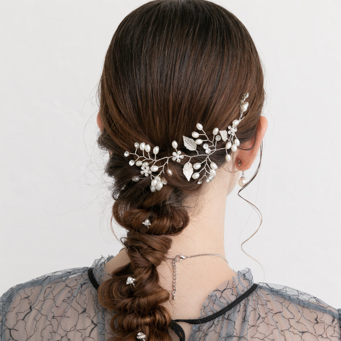 結婚式 ヘアアクセサリー バレッタ かわいい ヘアピン おしゃれ 人気 韓国 ランキング ゴールド 二次会 謝恩会 パーティー ヘアアクセ ヘッドドレス
