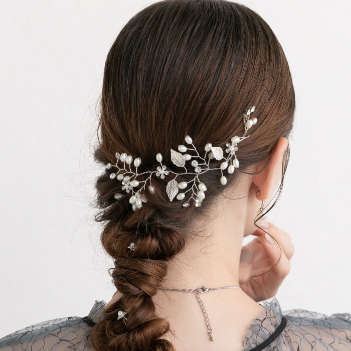 結婚式 ヘアアクセサリー バレッタ かわいい ヘアピン おしゃれ 人気 韓国 ランキング ゴールド 二次会 謝恩会 パーティー ヘアアクセ ヘッドドレス