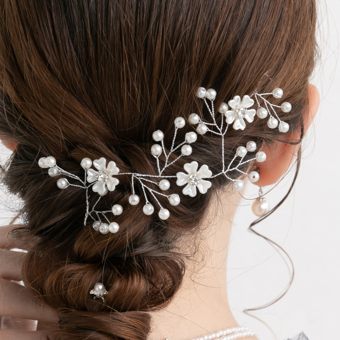 結婚式 ヘアアクセサリー バレッタ かわいい ヘアピン おしゃれ 人気 韓国 ランキング ゴールド 二次会 謝恩会 パーティー ヘアアクセ ヘッドドレス