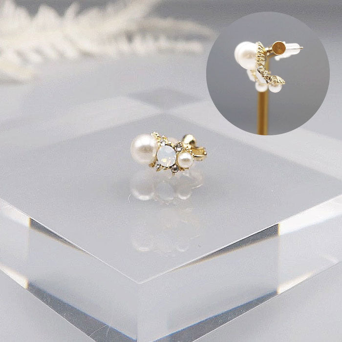 結婚式 おしゃれ ピアス イヤリング 人気 トレンド 韓国 ビジュー パール 二次会 インスタグラマー ゴールド アクセサリー