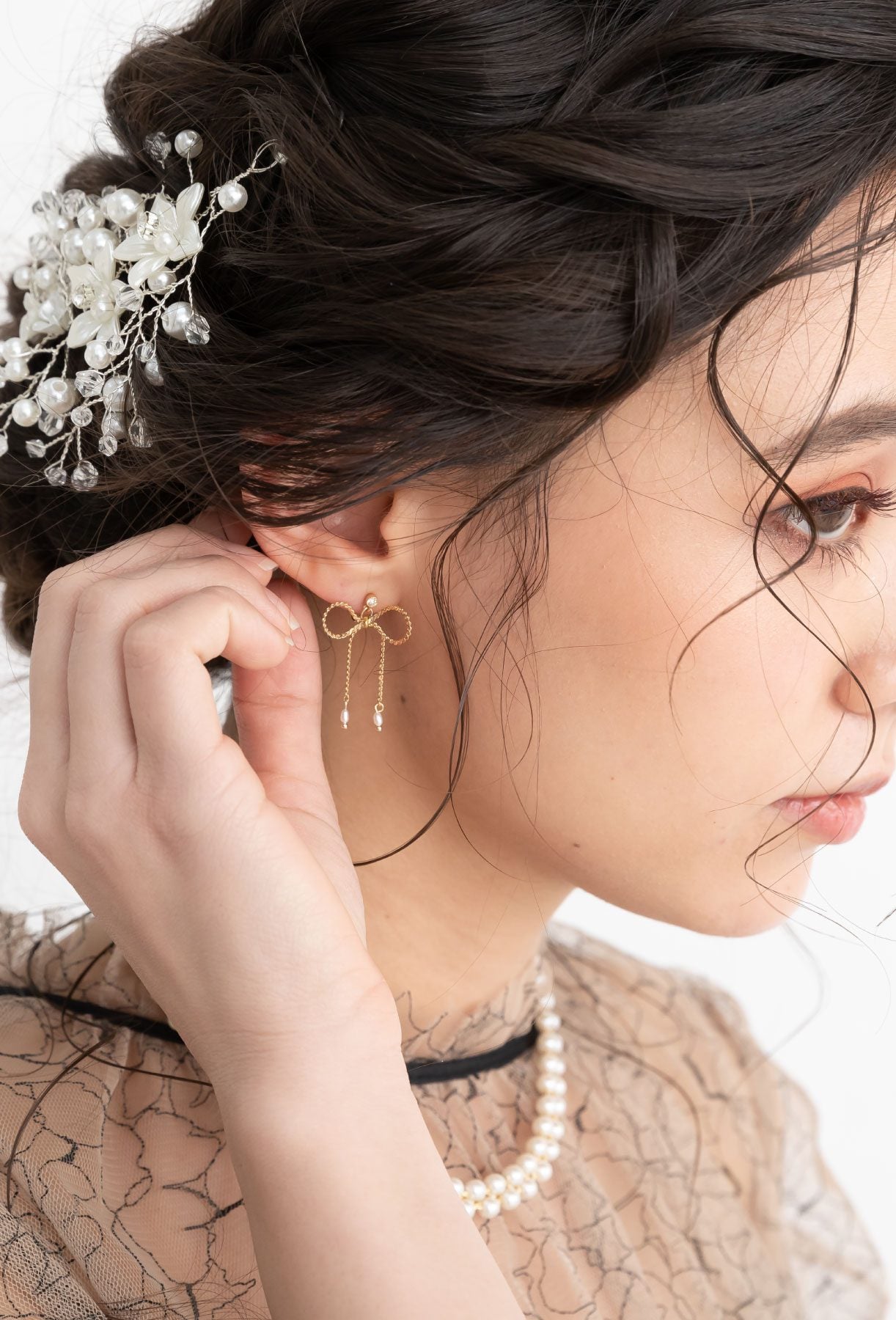 アレルギー対応 金アレ 結婚式 おしゃれ ピアス イヤリング 人気 トレンド 韓国 ビジュー パール 二次会 インスタグラマー ゴールド アクセサリー