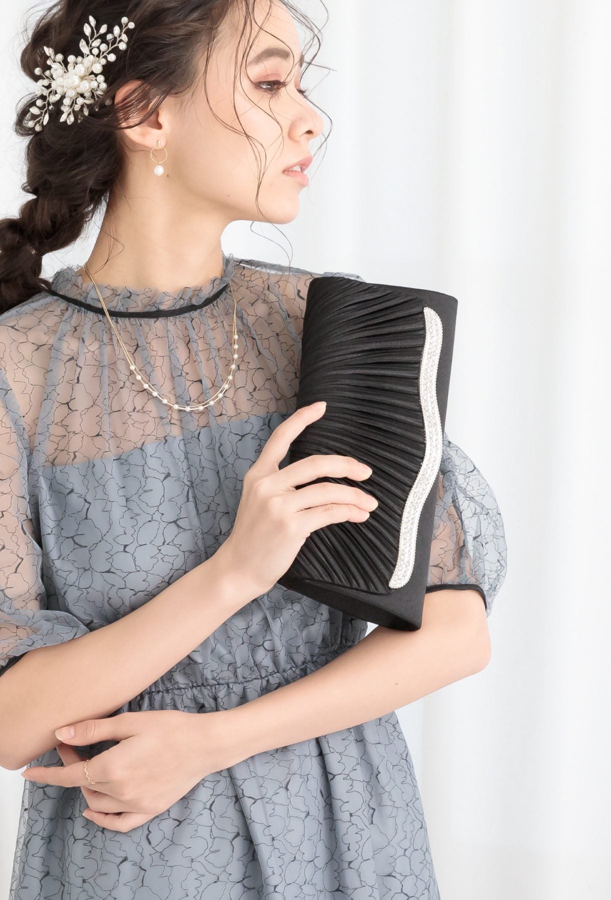 結婚式 BAG バッグ おしゃれ 人気 ふくさ ハンドバッグ サブバッグ かわいい トレンド クラッチバッグ レース 二次会