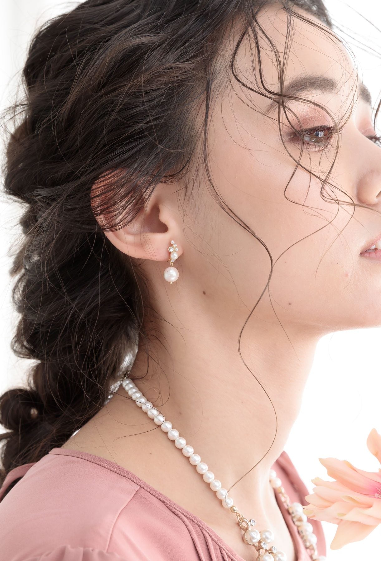 アレルギー対応 金アレ 結婚式 おしゃれ ピアス イヤリング 人気 トレンド 韓国 ビジュー パール 二次会 インスタグラマー ゴールド アクセサリー