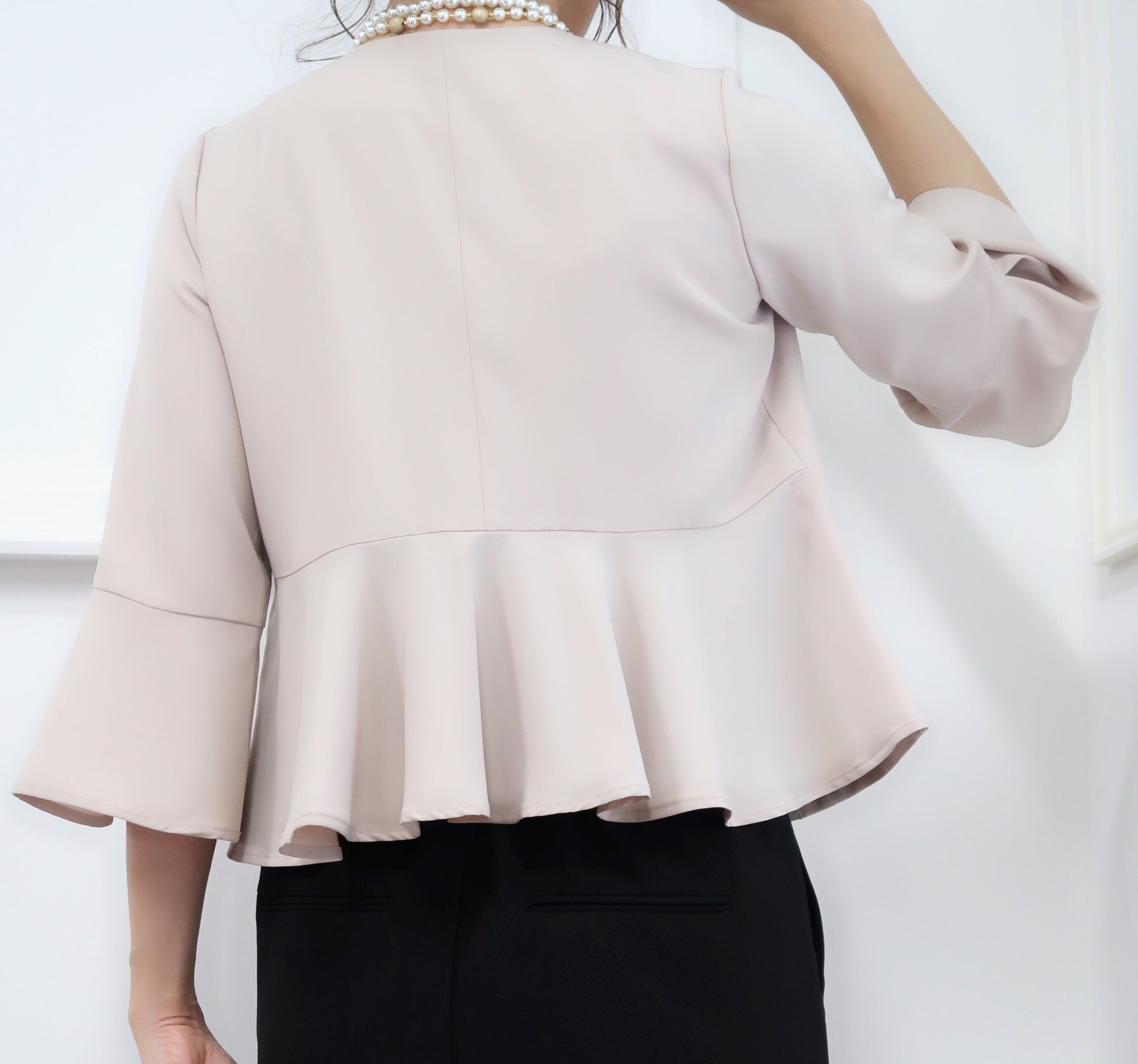 おしゃれ 人気 かわいい 結婚式 ジャケット ボレロ ショール ドレス お呼ばれ 二次会 謝恩会 お見合い 伸縮性 動きやすい ショールカラー ボレロ 二次会 お見合い 通勤コーデ セレモニー ママ 母 式