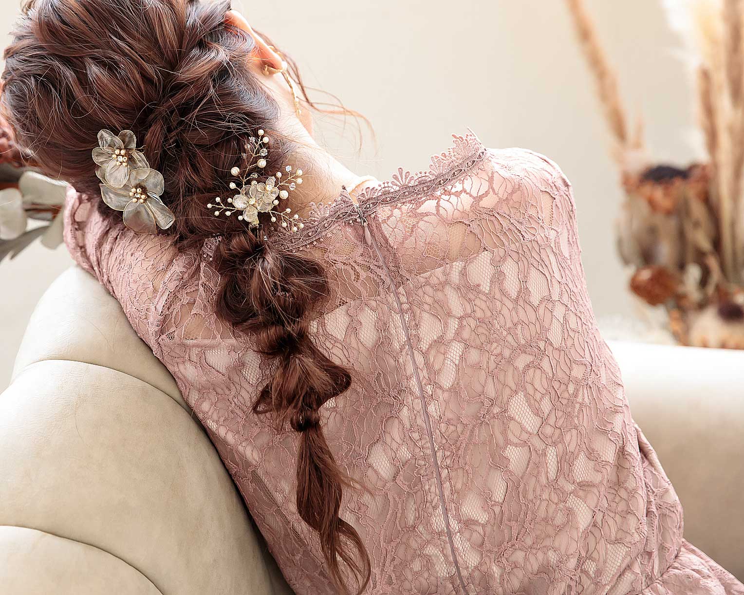 antique flowerコーム bh002