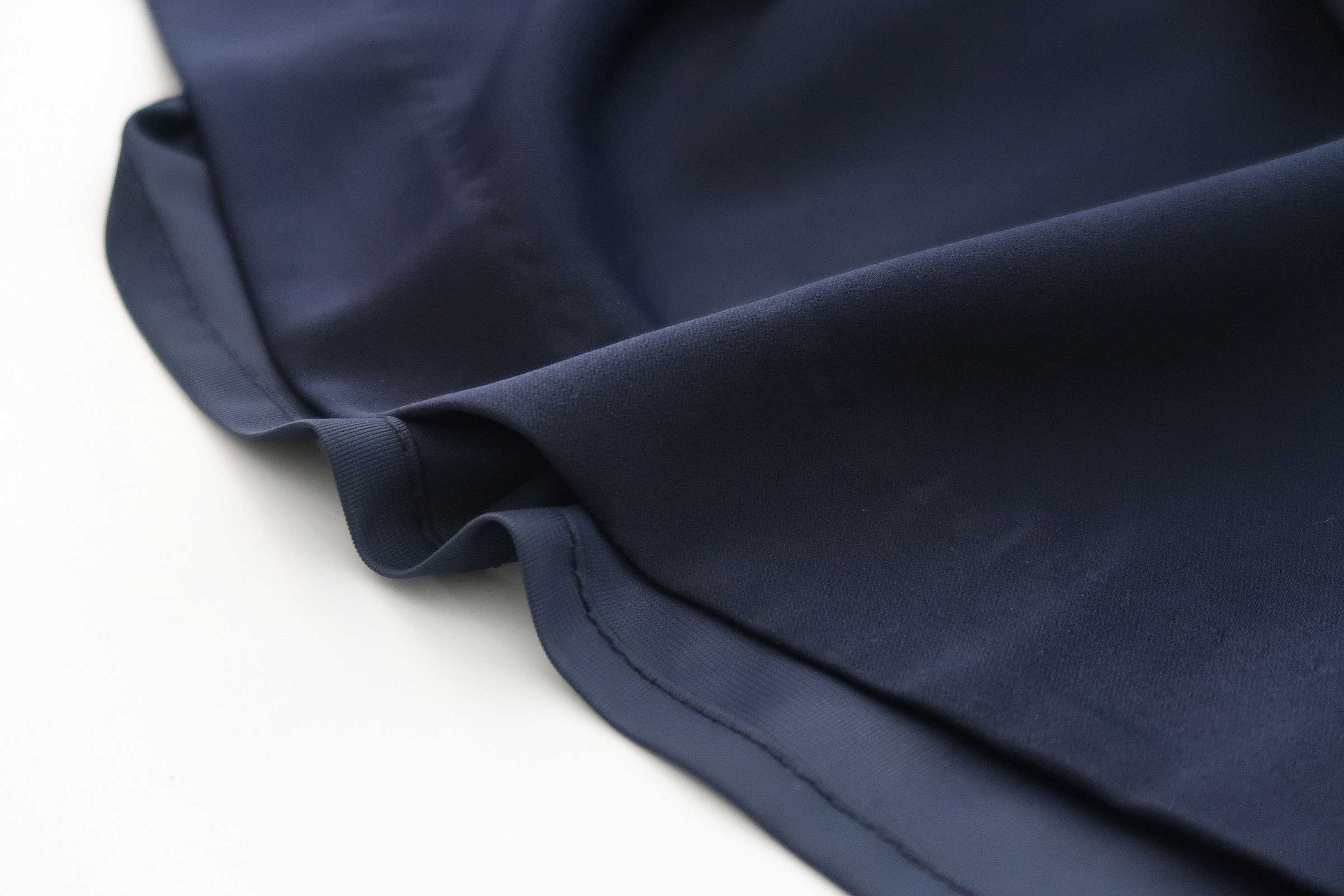 ポケット付き胸元レースマルチドレス 105023ネイビー