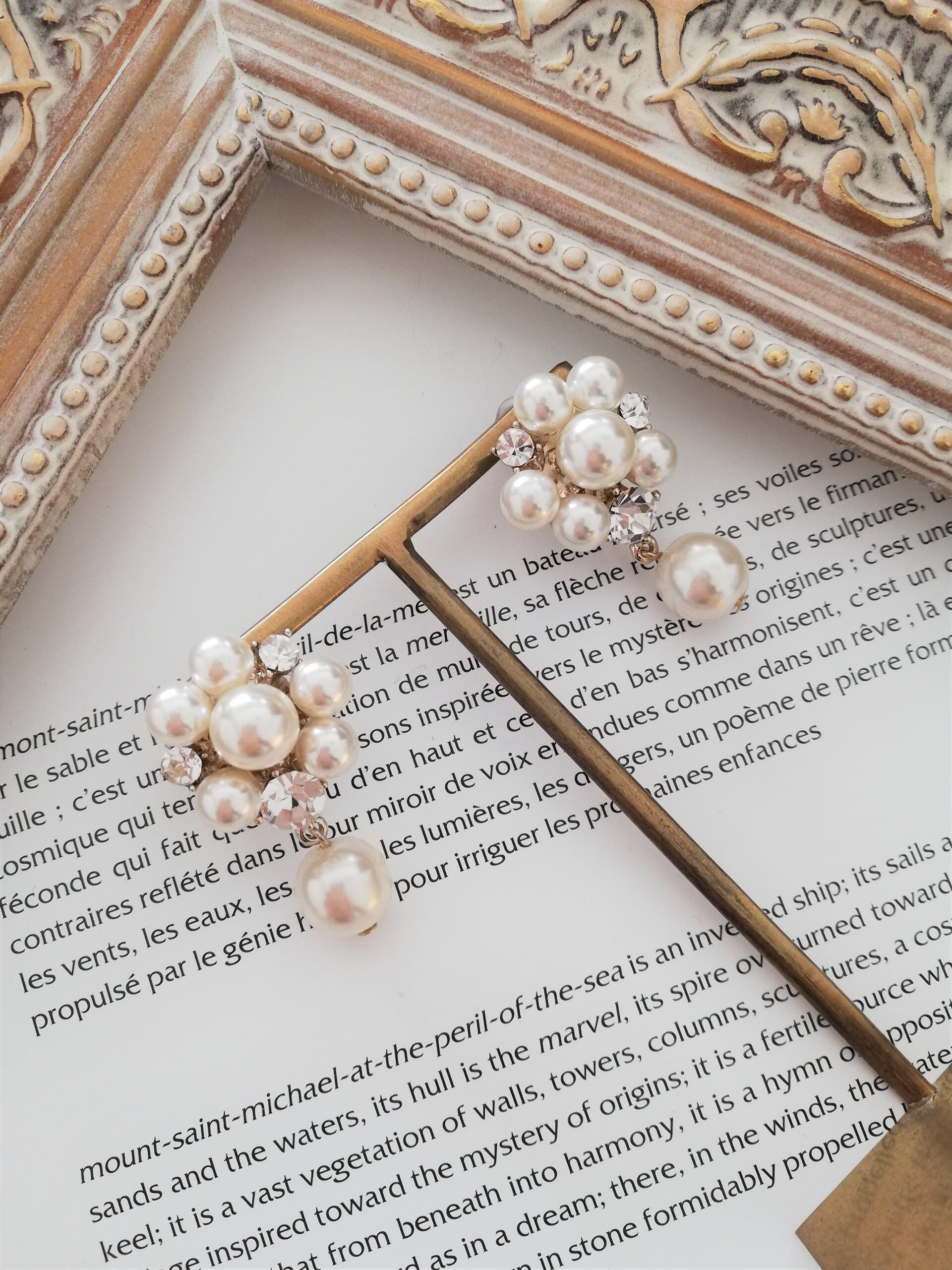 結婚式 おしゃれ ピアス イヤリング 人気 トレンド 韓国 ビジュー パール 二次会 インスタグラマー ゴールド アクセサリー