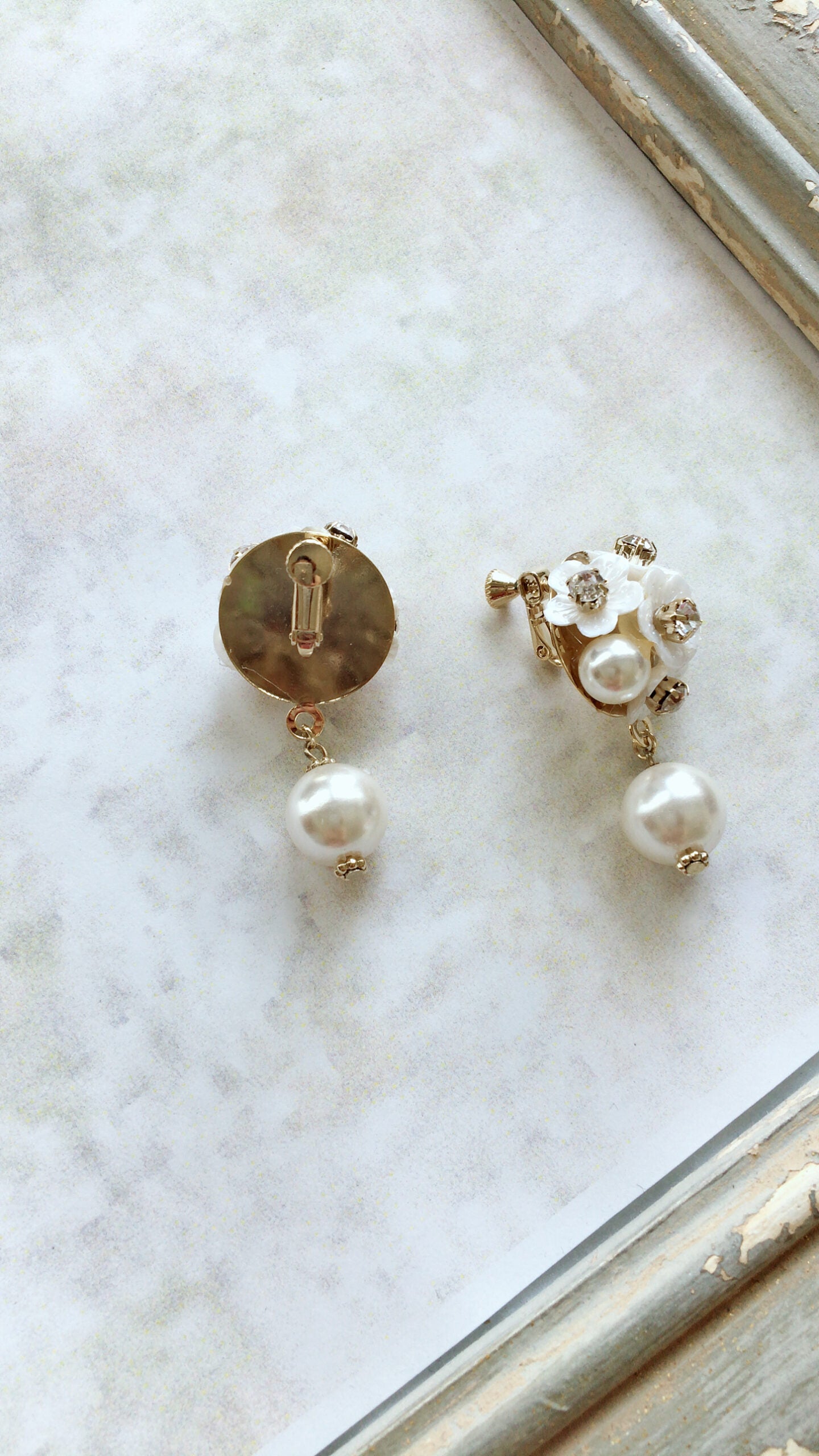 結婚式 おしゃれ ピアス イヤリング 人気 トレンド 韓国 ビジュー パール 二次会 インスタグラマー ゴールド アクセサリー