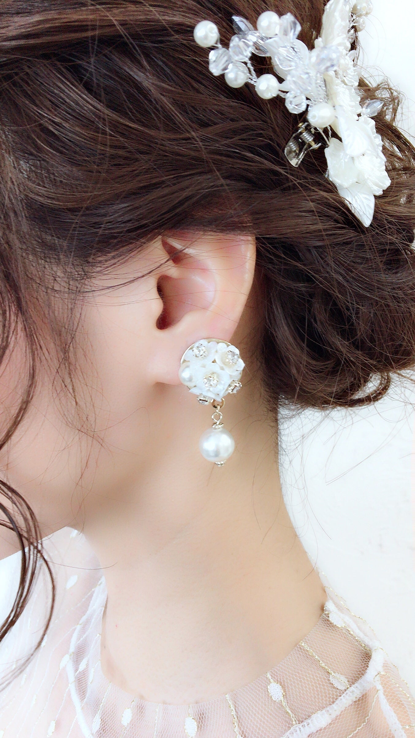 結婚式 おしゃれ ピアス イヤリング 人気 トレンド 韓国 ビジュー パール 二次会 インスタグラマー ゴールド アクセサリー