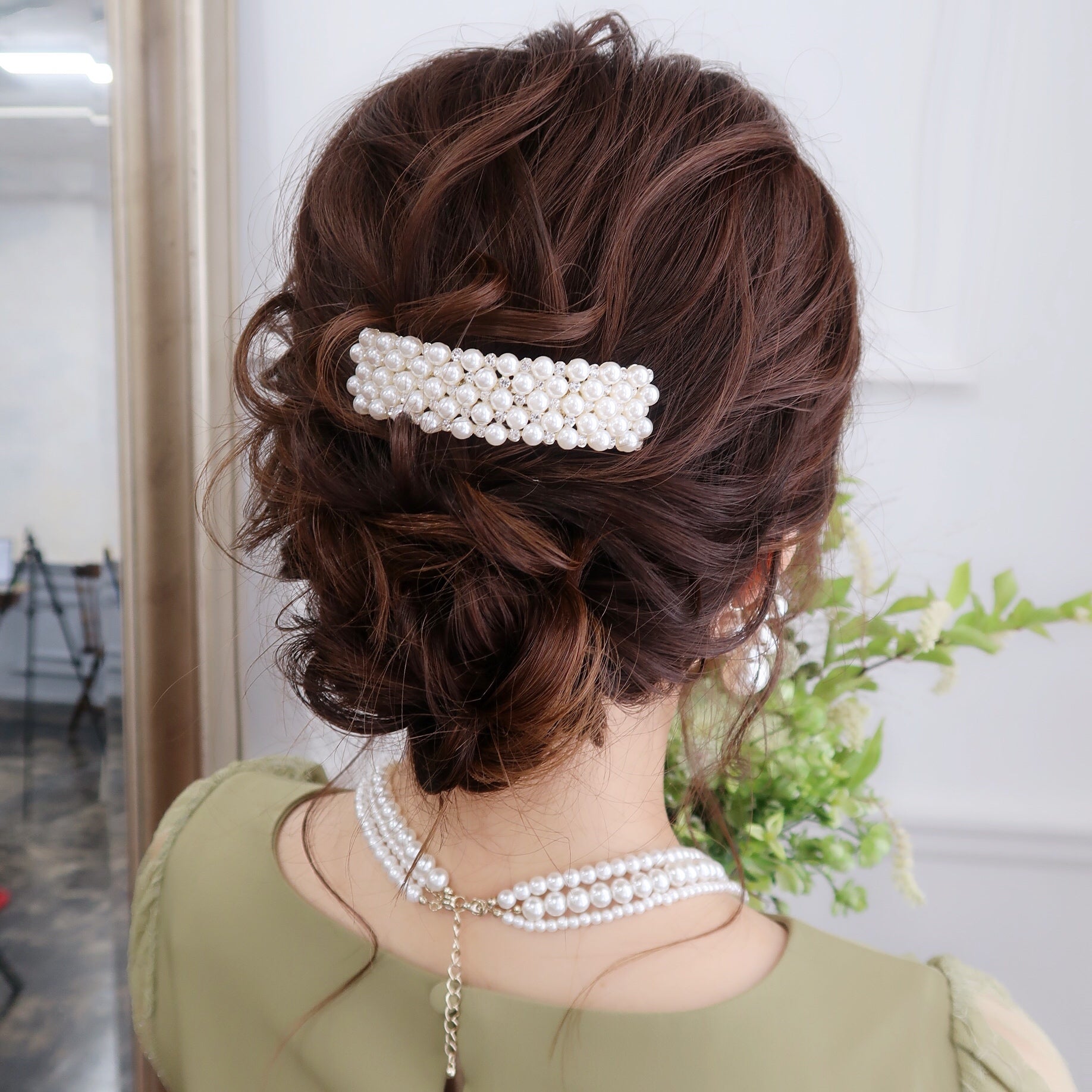 結婚式 ヘアアクセサリー バレッタ かわいい ヘアピン おしゃれ 人気 韓国 ランキング ゴールド 二次会 謝恩会 パーティー ヘアアクセ ヘッドドレス
