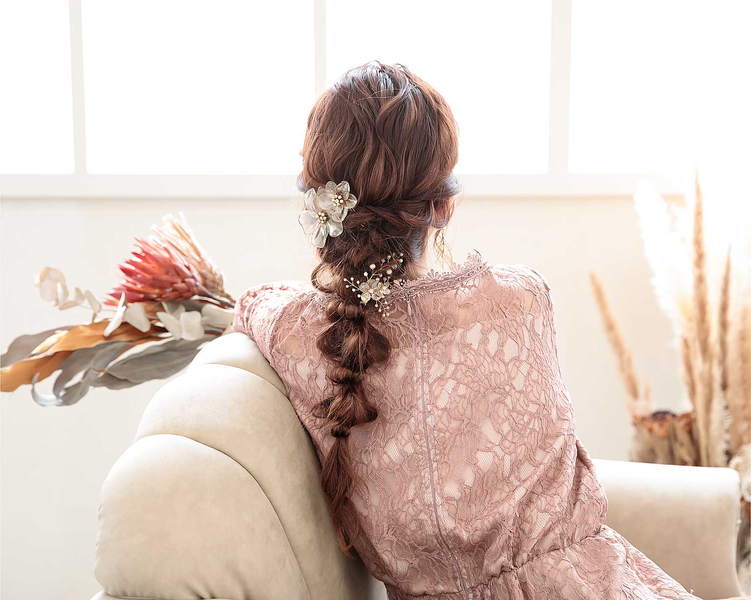 antique flowerコーム bh002
