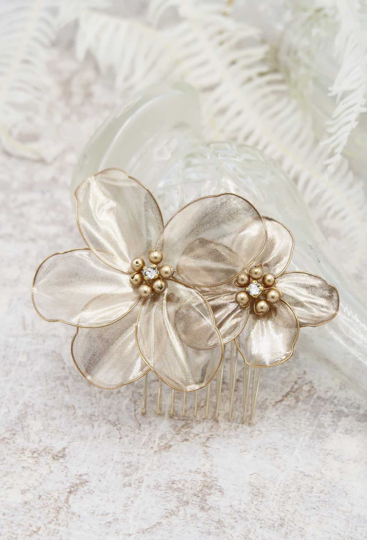 antique flowerコーム bh002