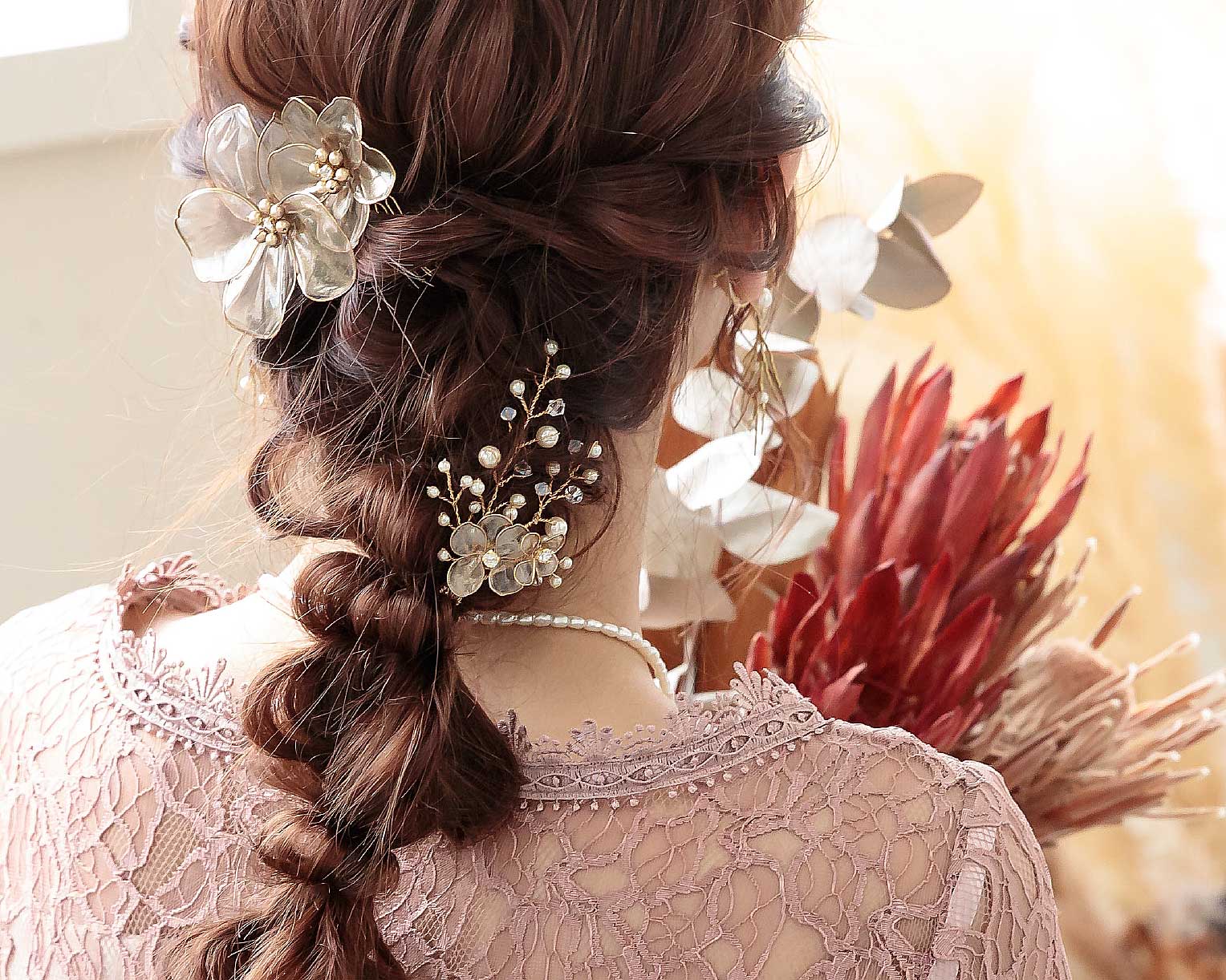 antique flowerコーム bh002