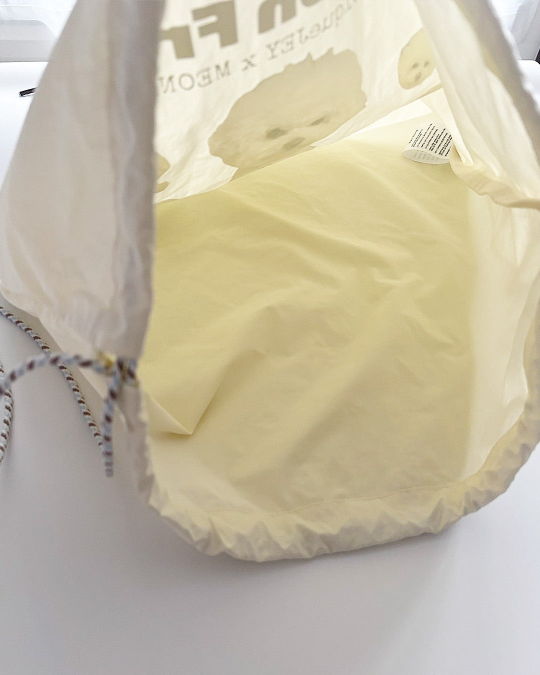 犬柄巾着ナップサック aj006