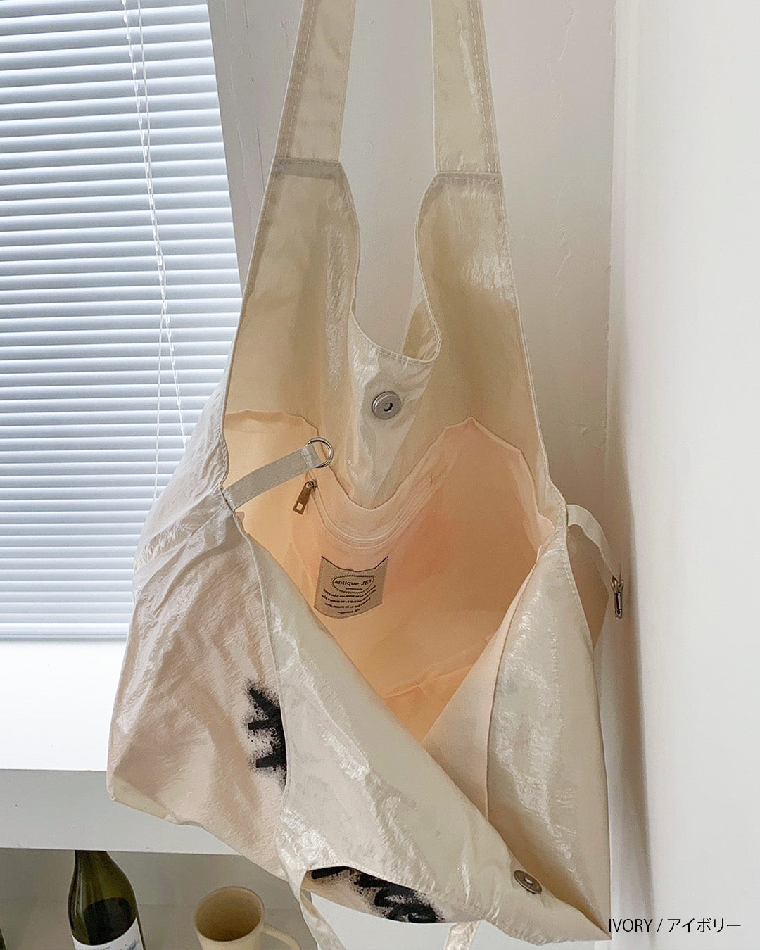 antique JEYロゴ入りビッグトート aj007