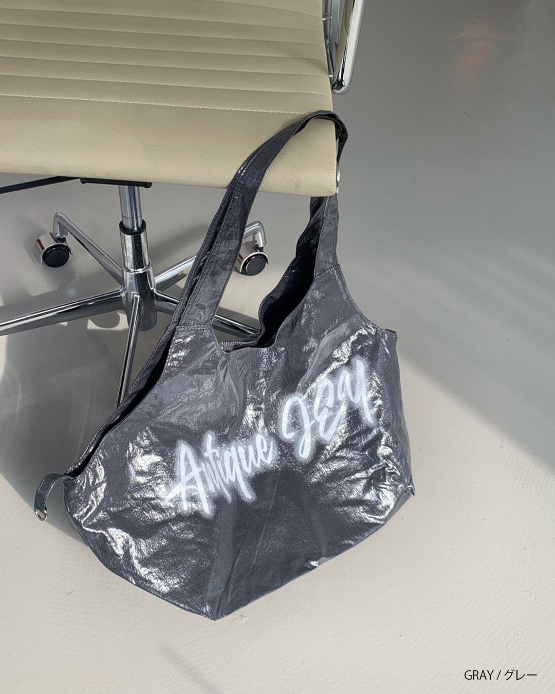 antique JEYロゴ入りビッグトート aj007