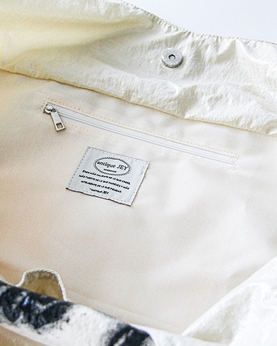 antique JEYロゴ入りビッグトート aj007