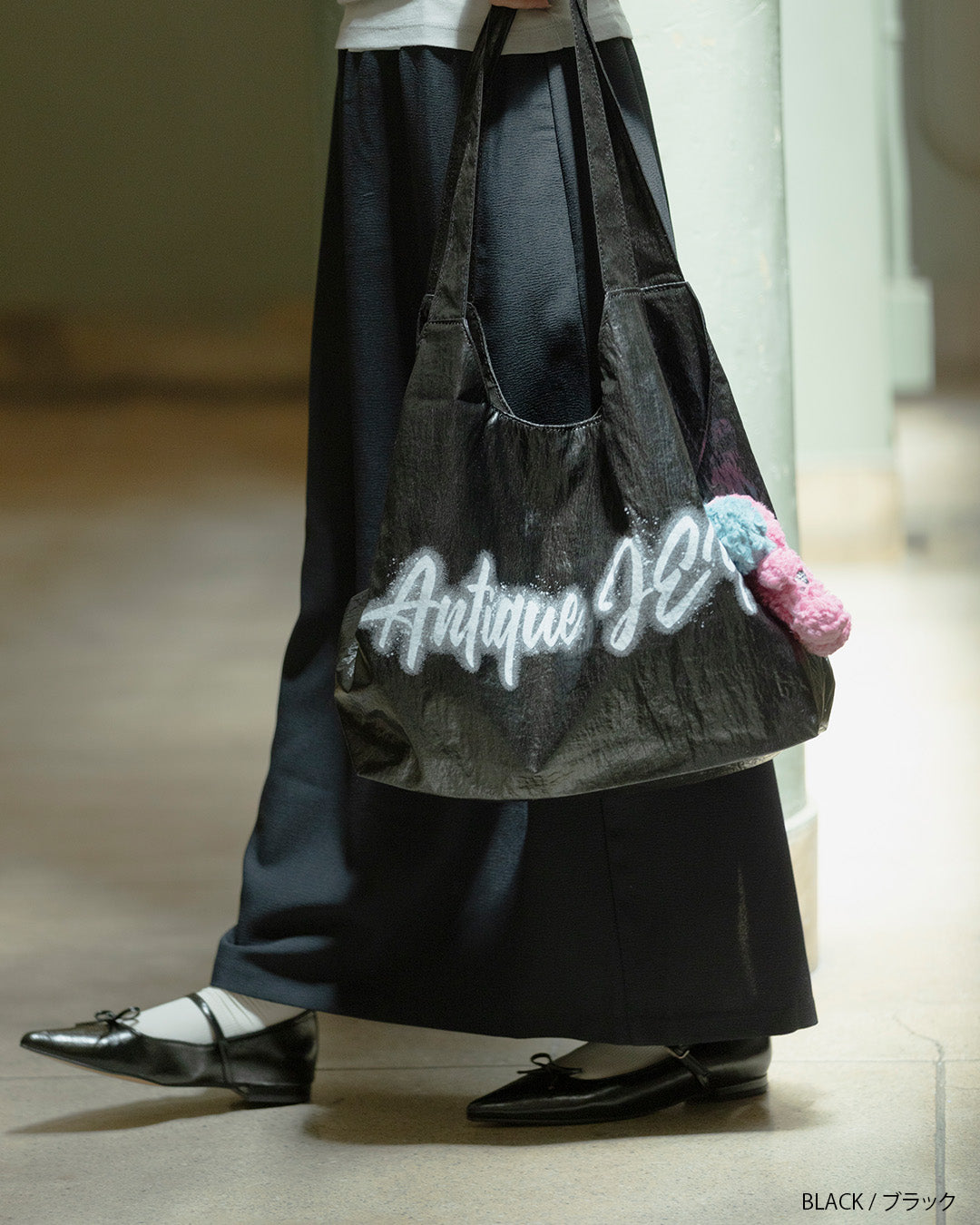 antique JEYロゴ入りビッグトート aj007