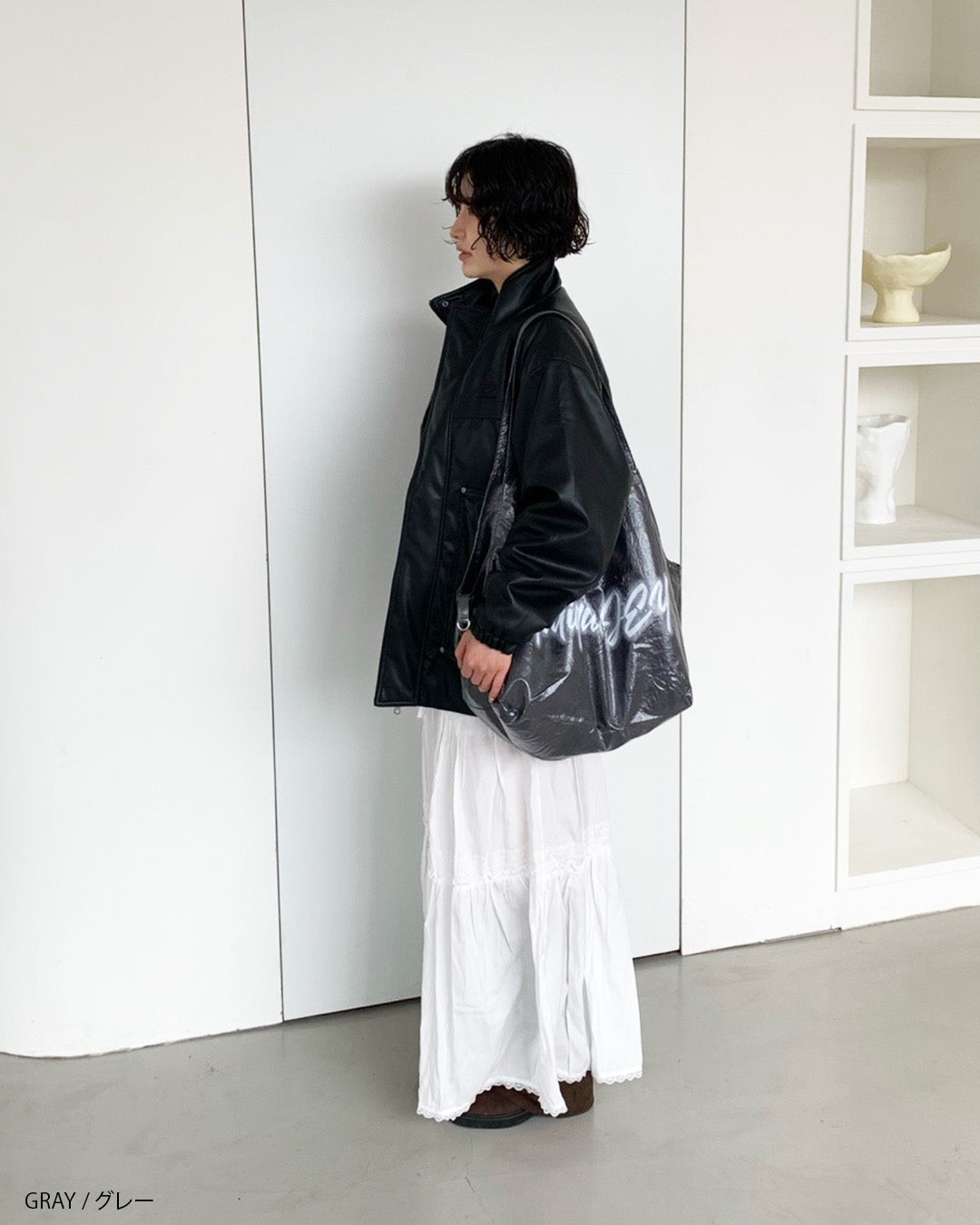 antique JEYロゴ入りビッグトート aj007