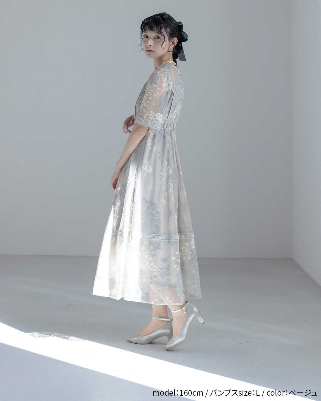 3wayアンクルストラップパンプス|太ヒール/低反発クッション co1111