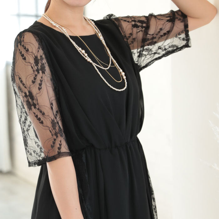 袖あり 二次会 パーティードレス ワンピース ランキング結婚式 韓国 ママコーデ 袖つき おしゃれ かわいい 人気 最新 楽ちん